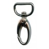 Metal Snap Hook art.011/20mm, nickel/1 pc.