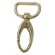 Metal Snap Hook art.011/20mm, gold/1 pc.