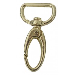 Metal Snap Hook art.011/20mm, gold/1 pc.
