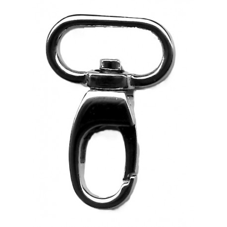 Metal Snap Hook art.819/20mm, nickel/1 pc.