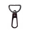 Metal Snap Hook art.730199/20mm, black nickel/1 pc.