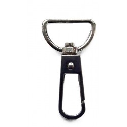 Metal Snap Hook art.730199/20 mm nickel/1 pc.