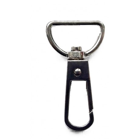 Metal Snap Hook art.730199/20 mm nickel/1 pc.