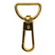 Metal Snap Hook art.730199/20mm gold/1 pc.