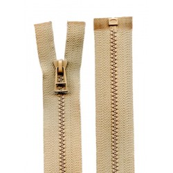 Open end plastic Zipper P40, 65 cm length, color T-33 - light beige/1 pc.