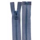 Open end plastic Zipper P40, 70 cm length, color T-25 - dark bluish gray/1 pc.