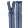 Open end plastic Zipper P40, 70 cm length, color T-25 - dark bluish gray/1 pc.