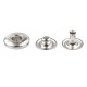 Snap Fasteners ALFA 12.5 mm/stainless/dark green/1 pc.