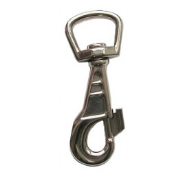 Metal Snap Hook art.479 25mm nickel/1 pc.