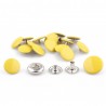 Snap Fasteners ALFA 15/12.5 mm stainless, nickel free, yellow/1 pc.