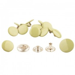 Spaudės nerūdijančios ALFA 15/12.5 mm/šviesi samanų sp./1 vnt.