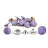 Spaudės nerūdijančios ALFA 15/12.5 mm/violetinė/1 vnt.