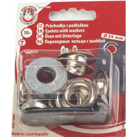 20449 Eyelets 12 mm set LORD/nickel/10pcs.