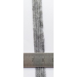 Prasiūto flizelino klijuojama sutvirtinimo juostelė, 10 mm pločio, pilka/1m