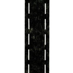 Non-Woven iron-on perforated Hem tape, 10-40-10 mm, dark gray/1m