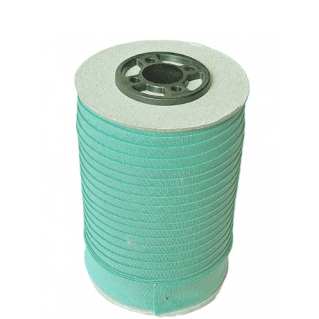 Medvilninė užlyginta juosta apsiuvams 20 mm spalva 08 - šviesi turkio/1 m