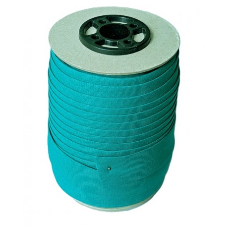 Medvilninė užlyginta juosta apsiuvams 20 mm spalva 9A - turkio/1 m