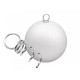 Metal Screw Eyes for Polystyrene Shapes 1x3 cm