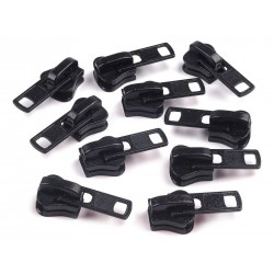Slider to Plastic Zippers No 8 Black/1 pc.