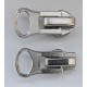Slider (auto-lock) for nylon zippers No 8 nickel/1 pc.