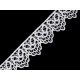 Lace Applique Sewing Trim width 35 mm white/1m