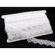 Lace Applique Sewing Trim width 35 mm white/1m