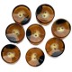 Plastic button with 2 holes, 23 mm/1pc.