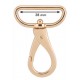 Metal Snap Hook art.763200/038/0100/38mm gold/1pc.