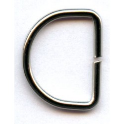 D-ring of steel wire art.20/15/2.5/nickel/1 pc.