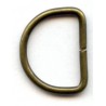 D-ring of steel wire art.20/15/2.2/old brass/1 pcs.