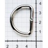 D-ring of steel wire art.25/18/4.0/nickel/1 pc.