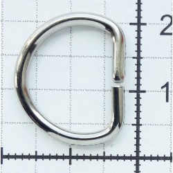 Kilpa-pusžiedis iš plieninės vielos art.12/12/2.0/nikelis/1 vnt.