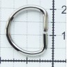 D-ring of steel wire art.12/12/2.0/nickel/1 pc.