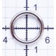 Welded Round Ring 12 mm Nickel Plate art.OZK10/2/1 pc.