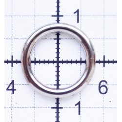 Welded Round Ring 12 mm Nickel Plate art.OZK10/2/1 pc.