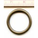 Welded Round Ring 15mm Old Brass  colorart. OZK15/20 pcs.