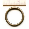 Welded Round Ring 15mm Old Brass  colorart. OZK15/20 pcs.
