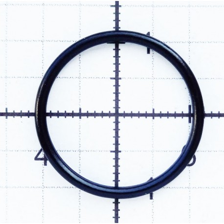 Welded Round Ring 20 mm black art. OZK20/1.5/1 pc.