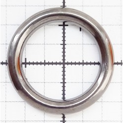 Žiedas lietas 20mm art. OZK20/3.5 juodas nikelis/1 vnt.