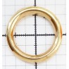Welded Round Ring 20 mm art. OZK20/3.5mm gold/1pc.