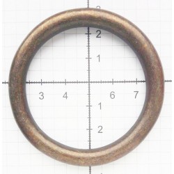 Moulded Ring 50mm art.OZK50/7/old brass/1 pc.