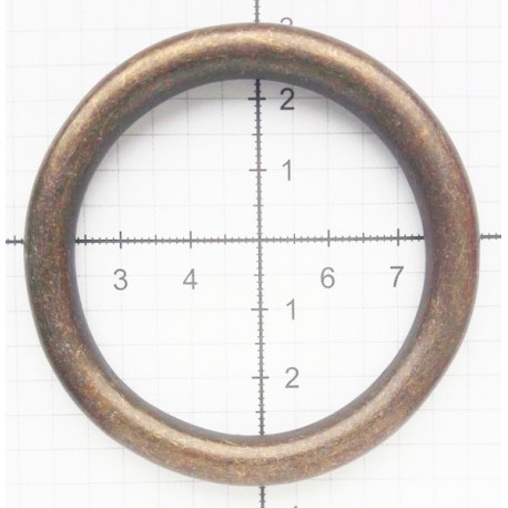 Žiedas lietas 50mm art.OZK50/7 žalvaris/1 vnt.