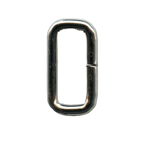 Kilpa iš vielos stačiakampė 20x8x3.0 mm/nikelis/1 vnt.