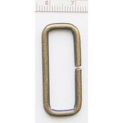 Steel Wire Loops 30/9/2.8/old brass/1 pc.