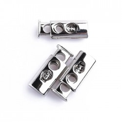 Ribotuvas metalinis 2-jų skylučių art.OM1913, nikelis/1vnt.