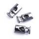 Metal cord stopper art.OM1912, 1 hole Ø 4mm black nickel/1 pc.