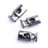 Metal cord stopper art.OM1912, 1 hole Ø 4mm black nickel/1 pc.