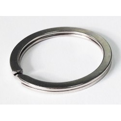 Metal split Ring flat 25 mm Nickel Plated/1 pc.