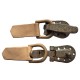 Užsegimai kailiniams, spalva 7006 - tamsi smėlio