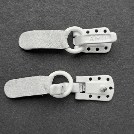 Fur Hooks, Fur Fasteners color 9003 - white